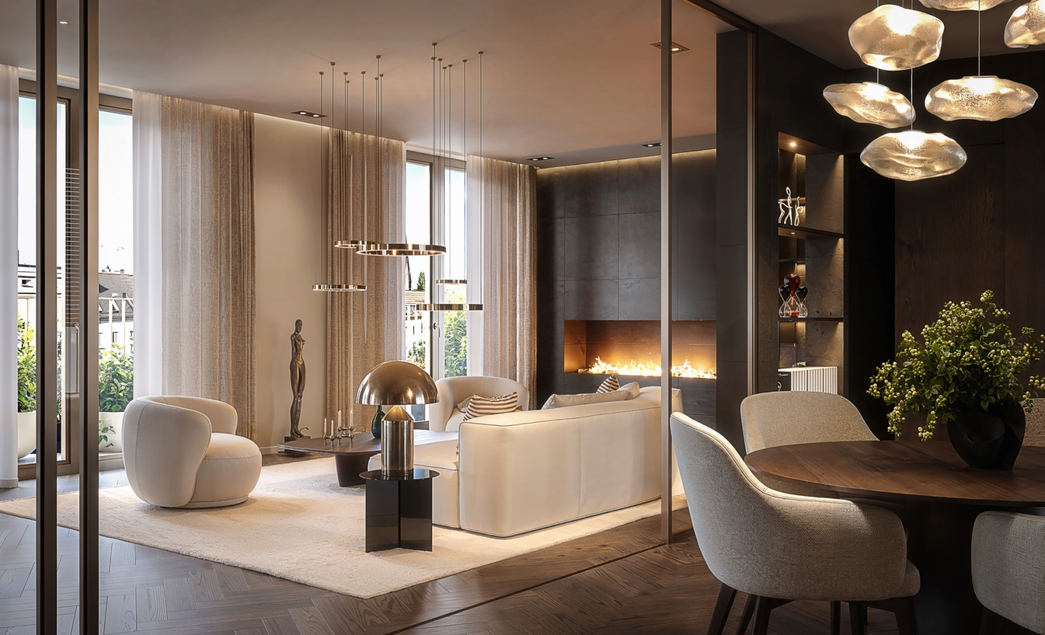 Penthouse Wohnen Entree